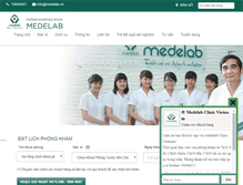 Tablet Screenshot of medelab.vn